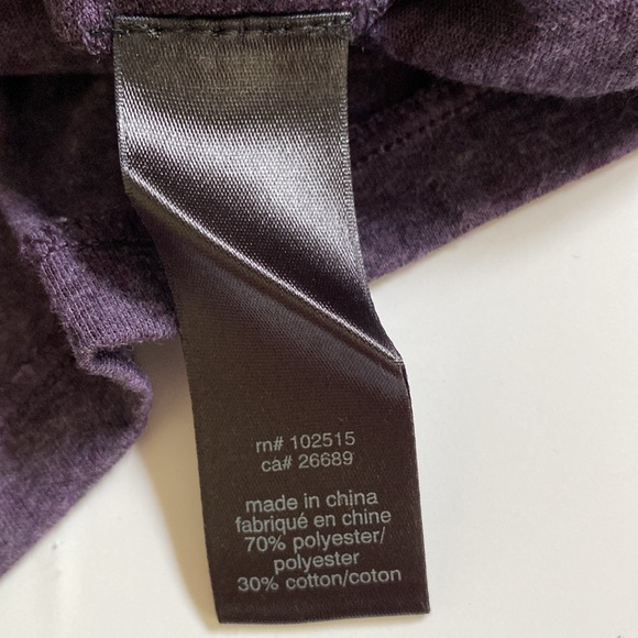 John Varvatos Shirt New Bond Burnout Tee T-shirt Top Purple size XL - Picture 10 of 14